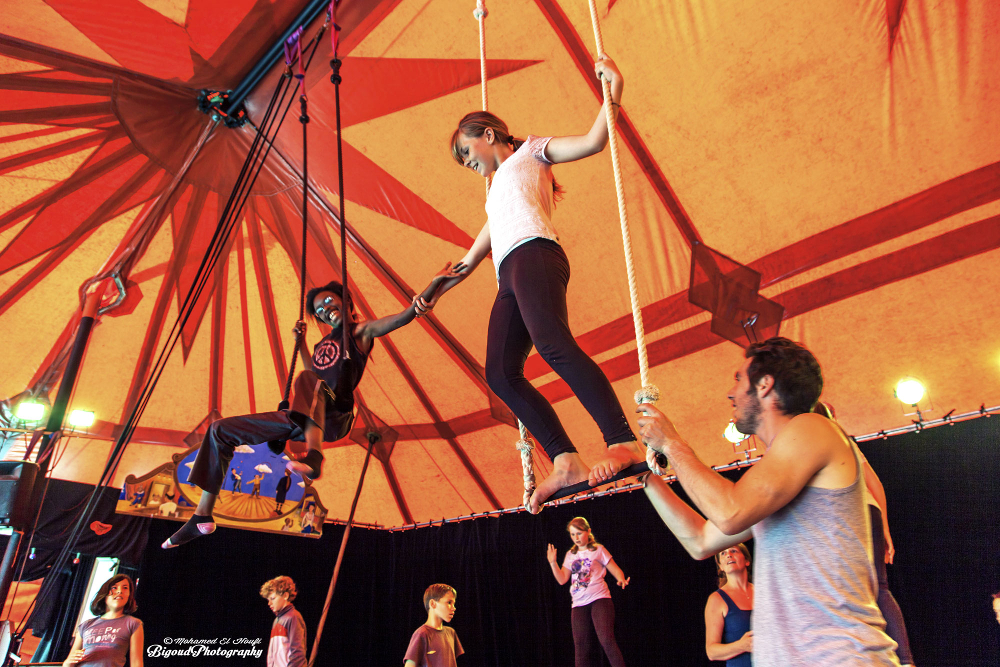 Scène ouverte des écoles de cirque du Finistère
